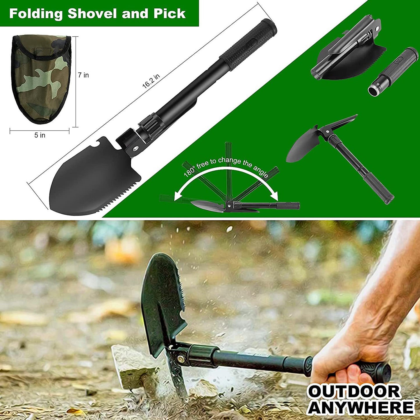 Kit de emergencia para exteriores, montañismo, primeros auxilios portátil