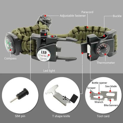 Pulsera de paracord