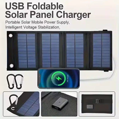 Panel solar plegable portátil