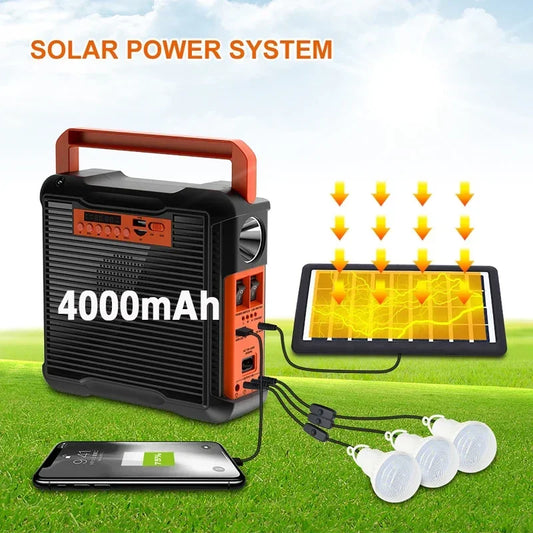 Kit solar para aventuras y emergencias