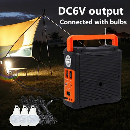 Kit solar para aventuras y emergencias