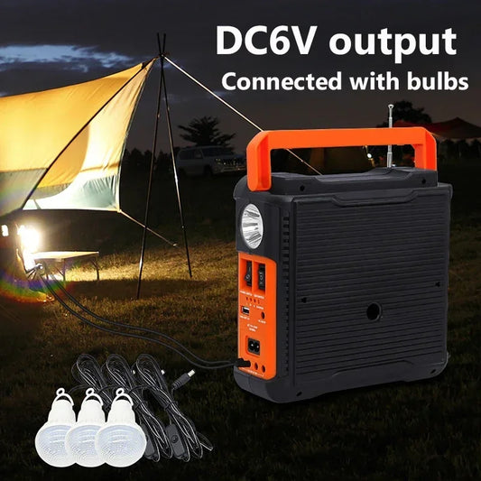Kit solar para aventuras y emergencias