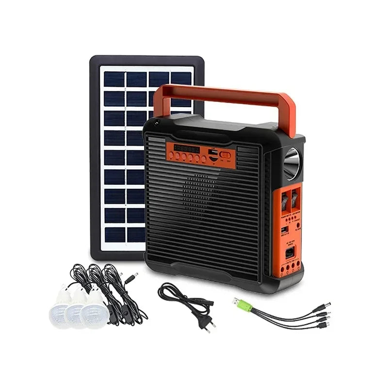 Kit solar para aventuras y emergencias