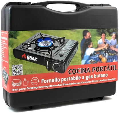 Estufa de gas portátil Qbak