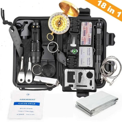 Perfecto para aventuras al aire libre o emergencias, este kit lo mantiene seguro y preparado.
