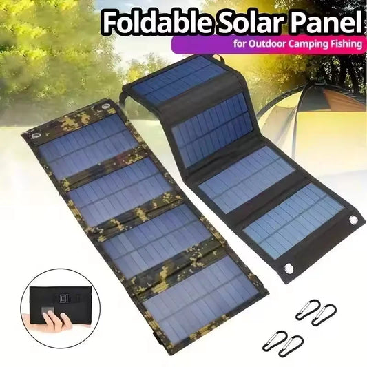 Panel solar plegable portátil