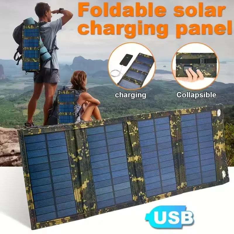Panel solar plegable portátil