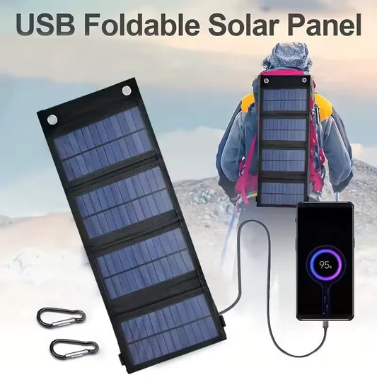 Panel solar plegable portátil